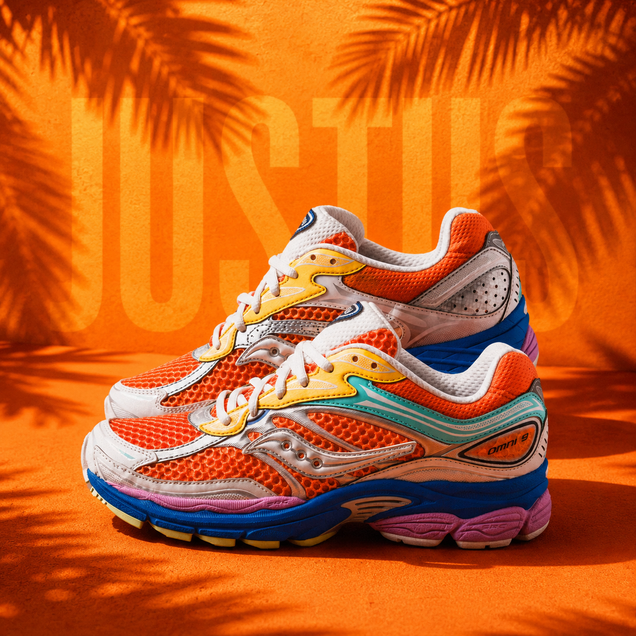 Saucony | Progrid Omni 9 (ORANGE MULTI COLORS)