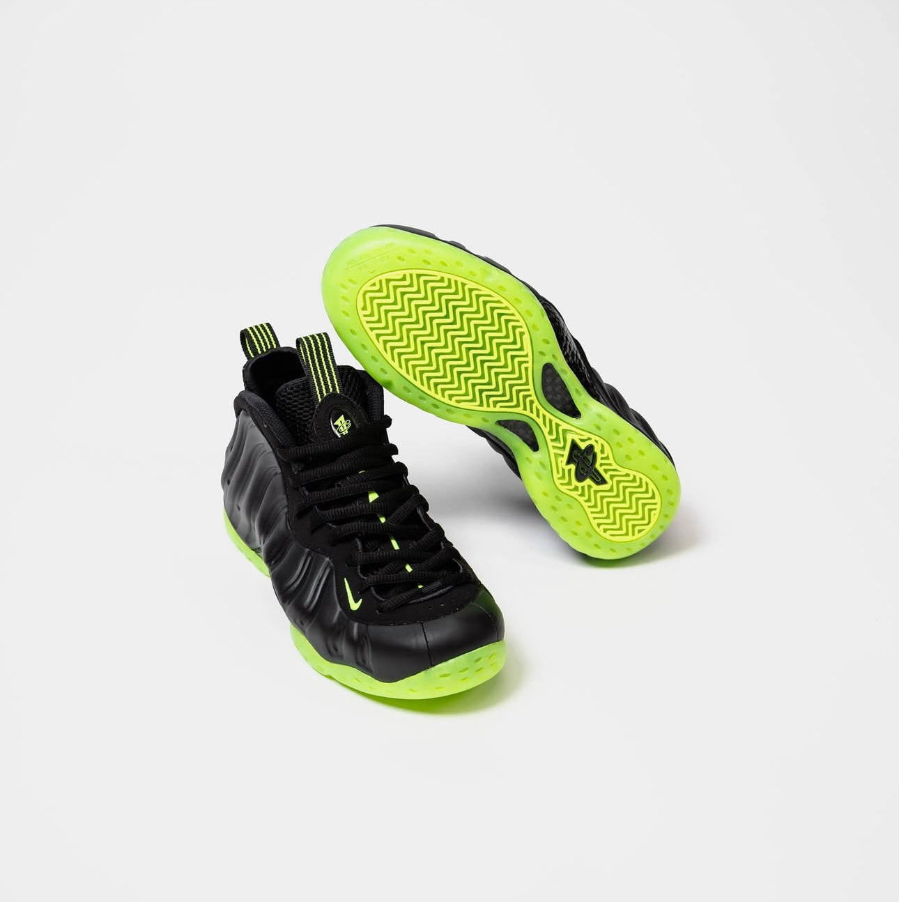 NIKE AIR FOAMPOSITE ONE "BLACK/VOLT"