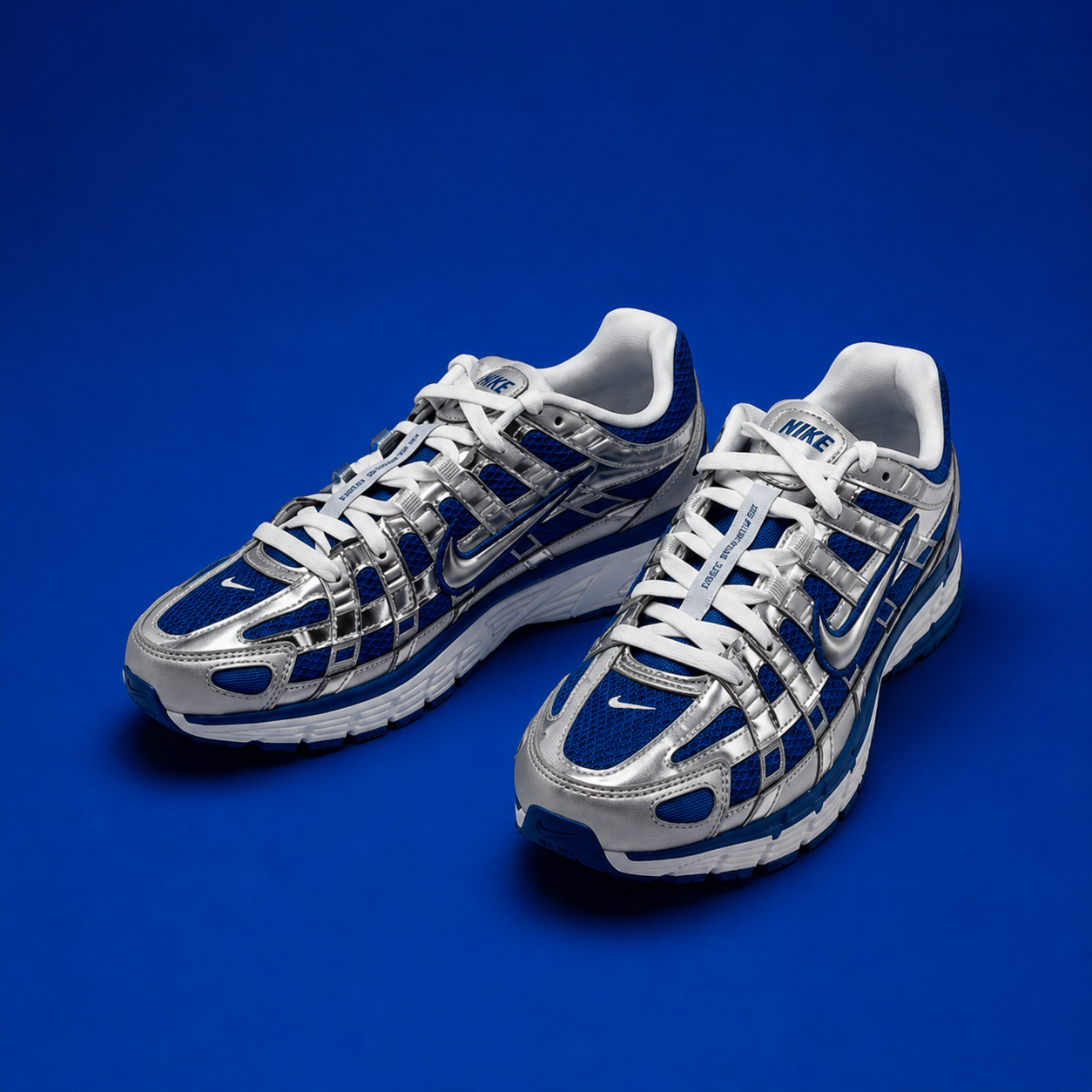 Nike P-6000 Court Blue Metallic Silver