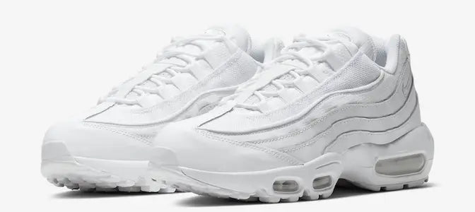 NIKE AIR MAX 95 ESSENTIAL TRIPLE WHITE
