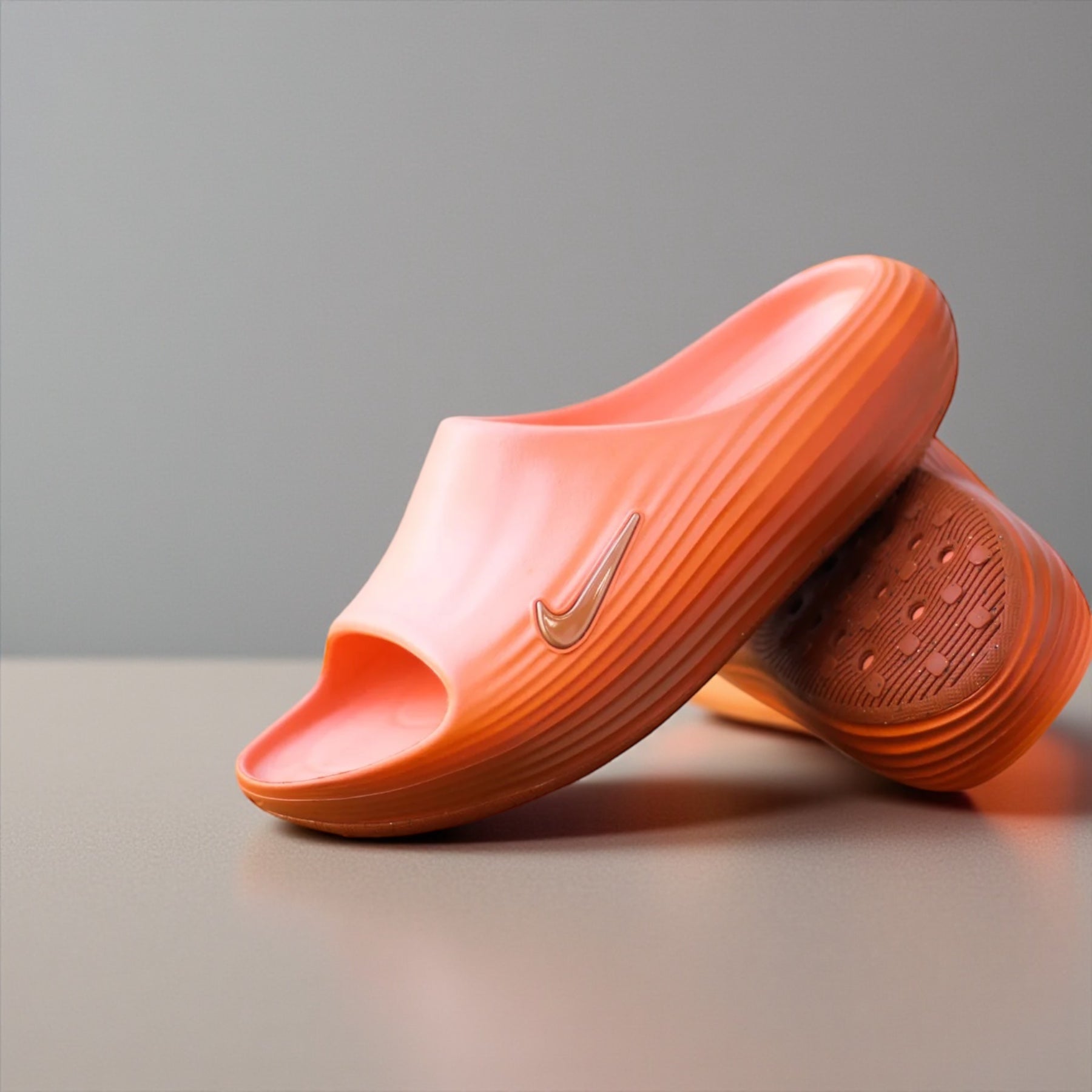 NIKE REACTX REJUVEN8 SLIDE "MARAKESH/MARAKESH-CAMPFIRE ORANGE"