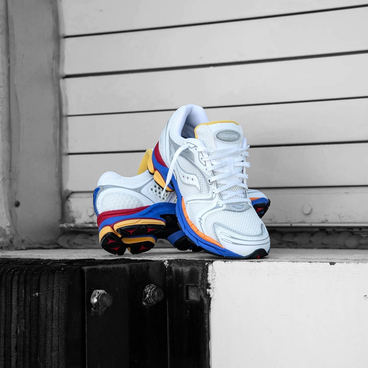 SAUCONY PROGRID TRIUMPH 4 white/multi blanc