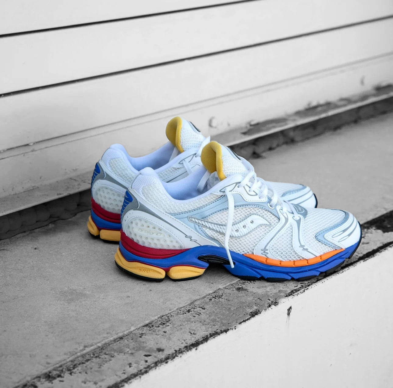 SAUCONY PROGRID TRIUMPH 4 white/multi blanc