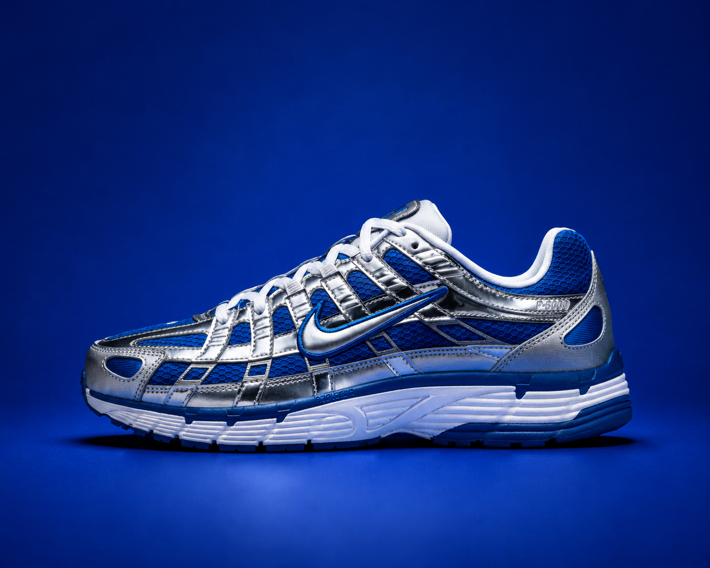 Nike P-6000 Court Blue Metallic Silver