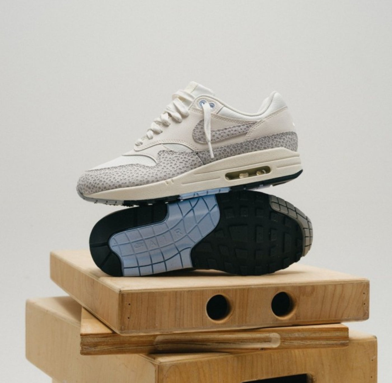 NIKE AIR MAX 1 WMN safari summit white print