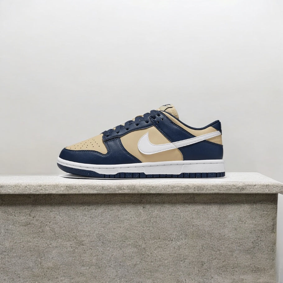 Nike Dunk Low Next Nature Midnight Navy Gold (Femme)