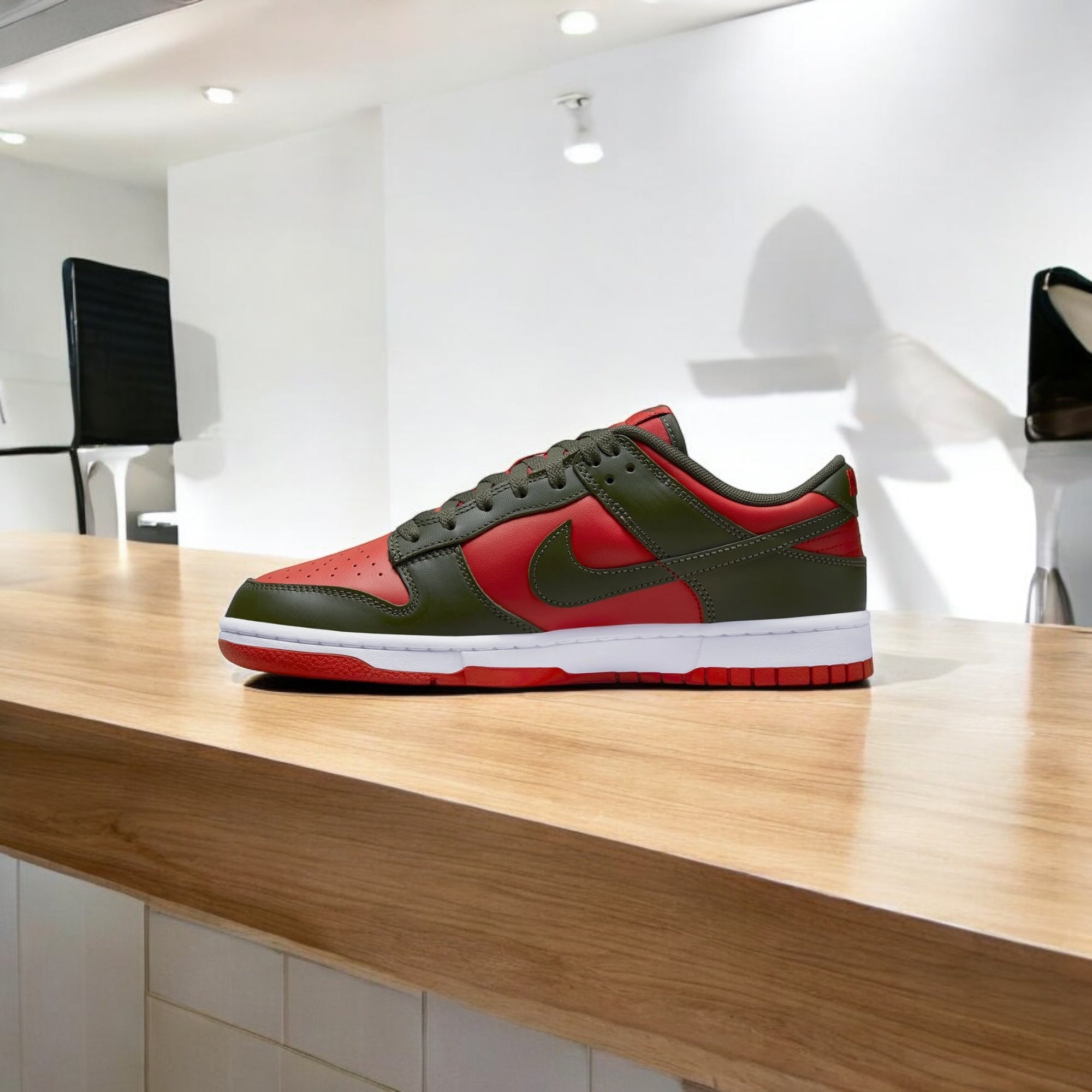 Nike Dunk Low Mystic Rouge Cargo Kaki