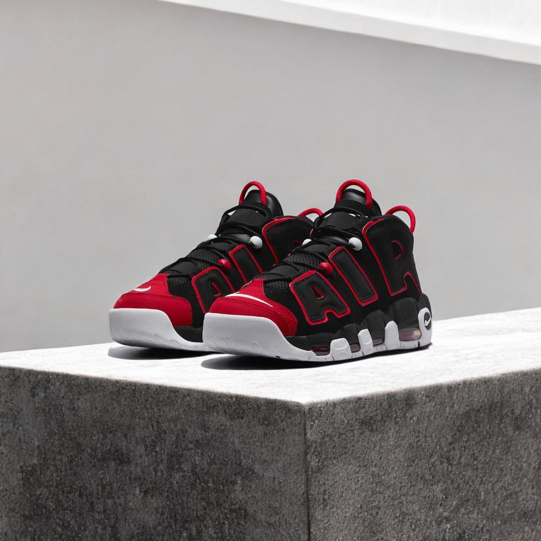 Nike Air More Uptempo 96 Rouge Bout