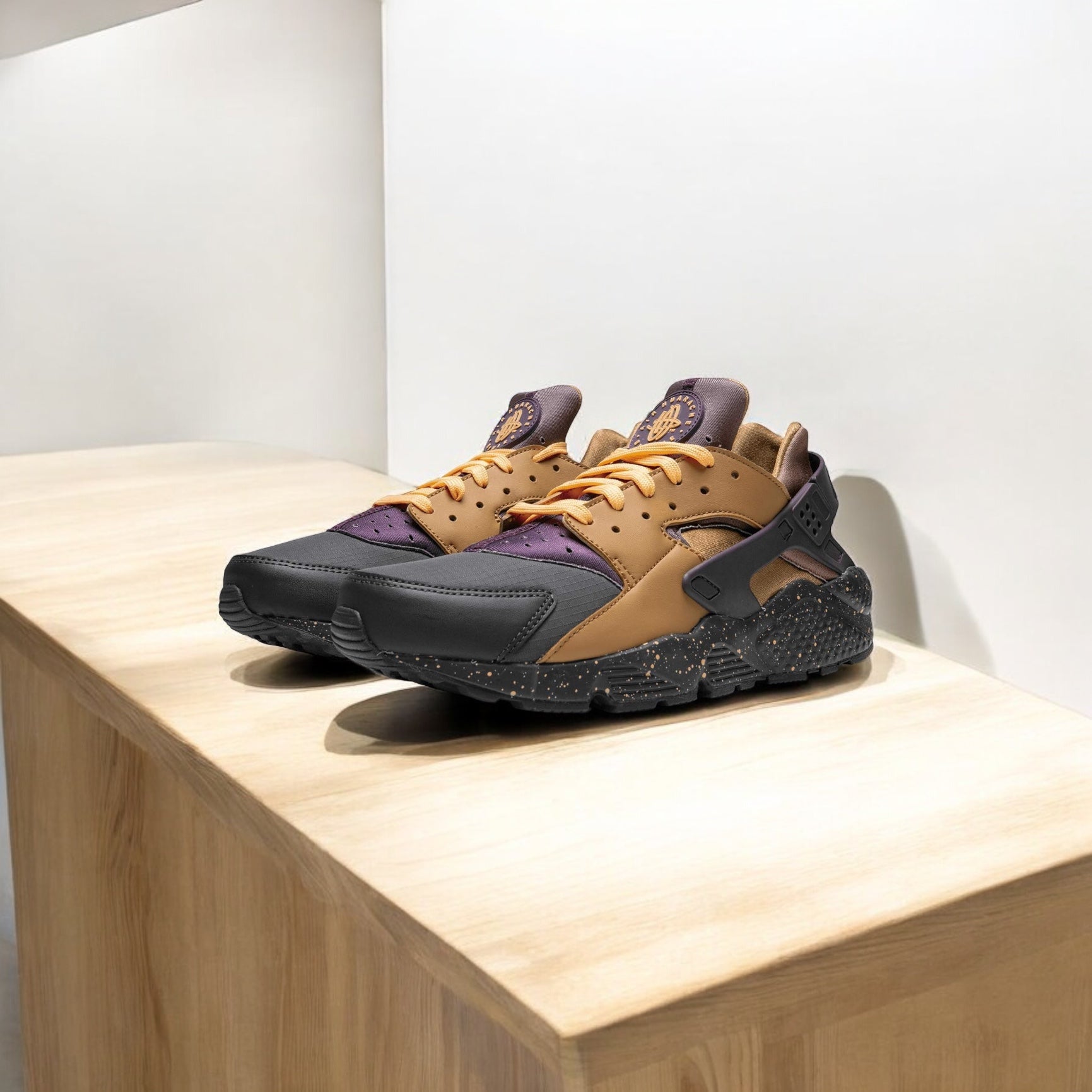 Nike Air Huarache Run Pro Violet Élémentaire Or