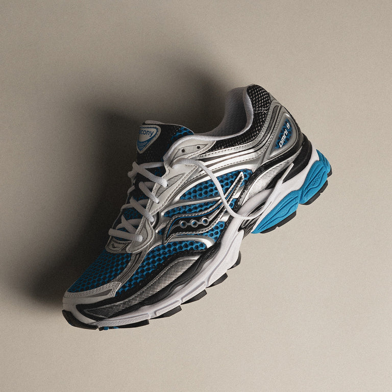 SAUCONY PROGRID OMNI 9 TRAINERS Royal / Silver