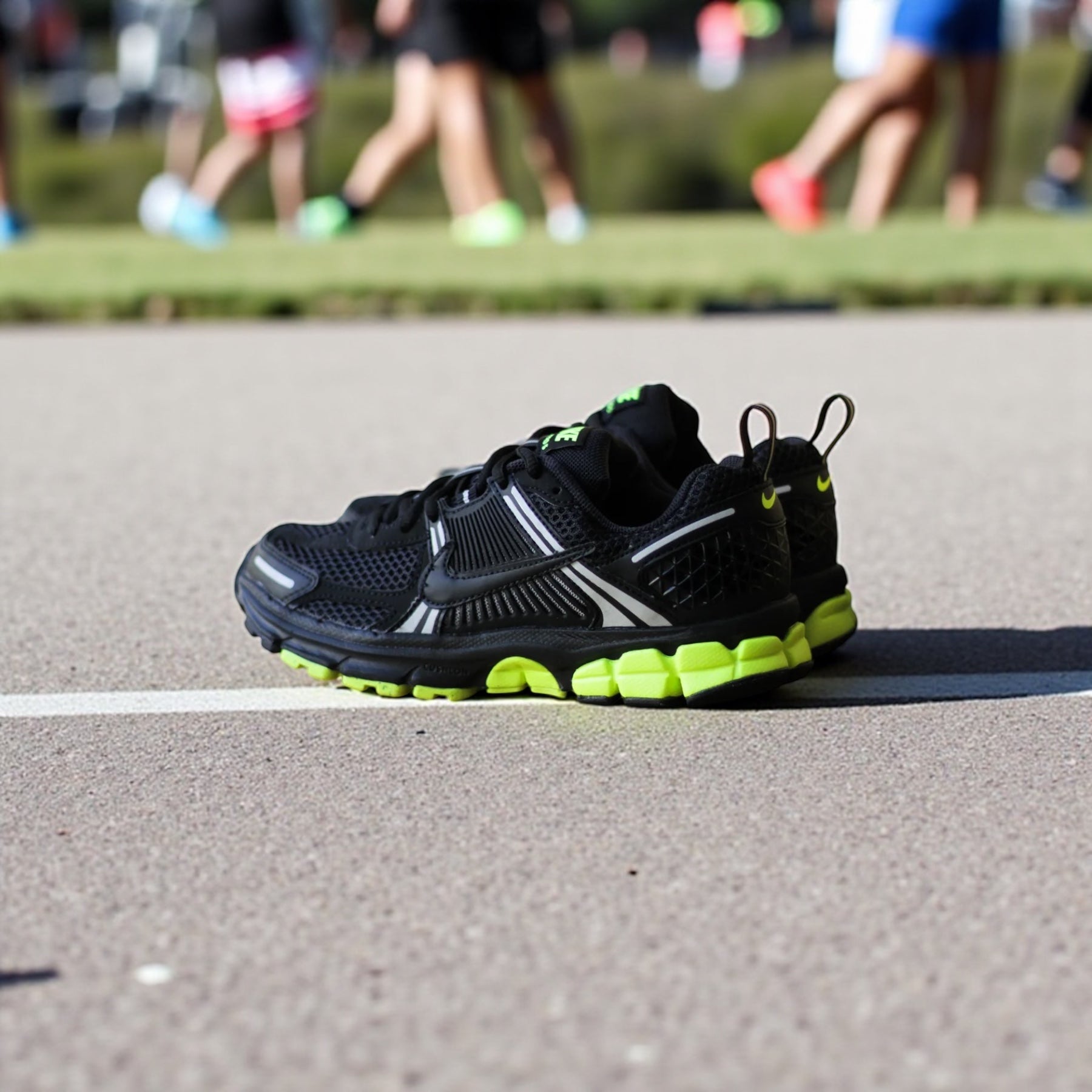 NIKE VOMERO 5 (GS) "BLACK/VOLT-BLACK-BLACK"