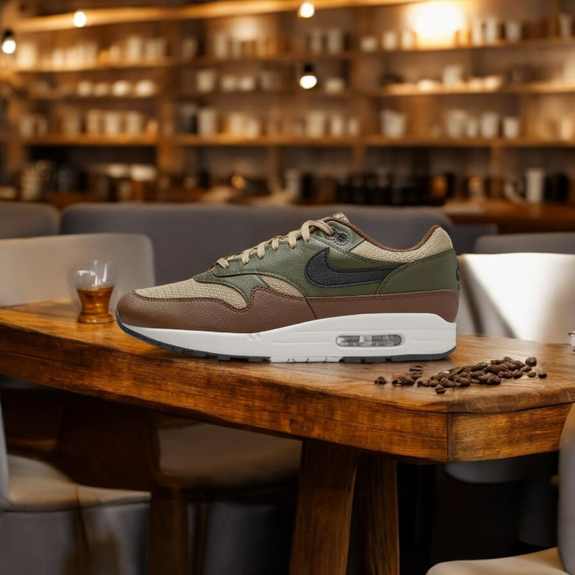 Air max 1 shops kaki