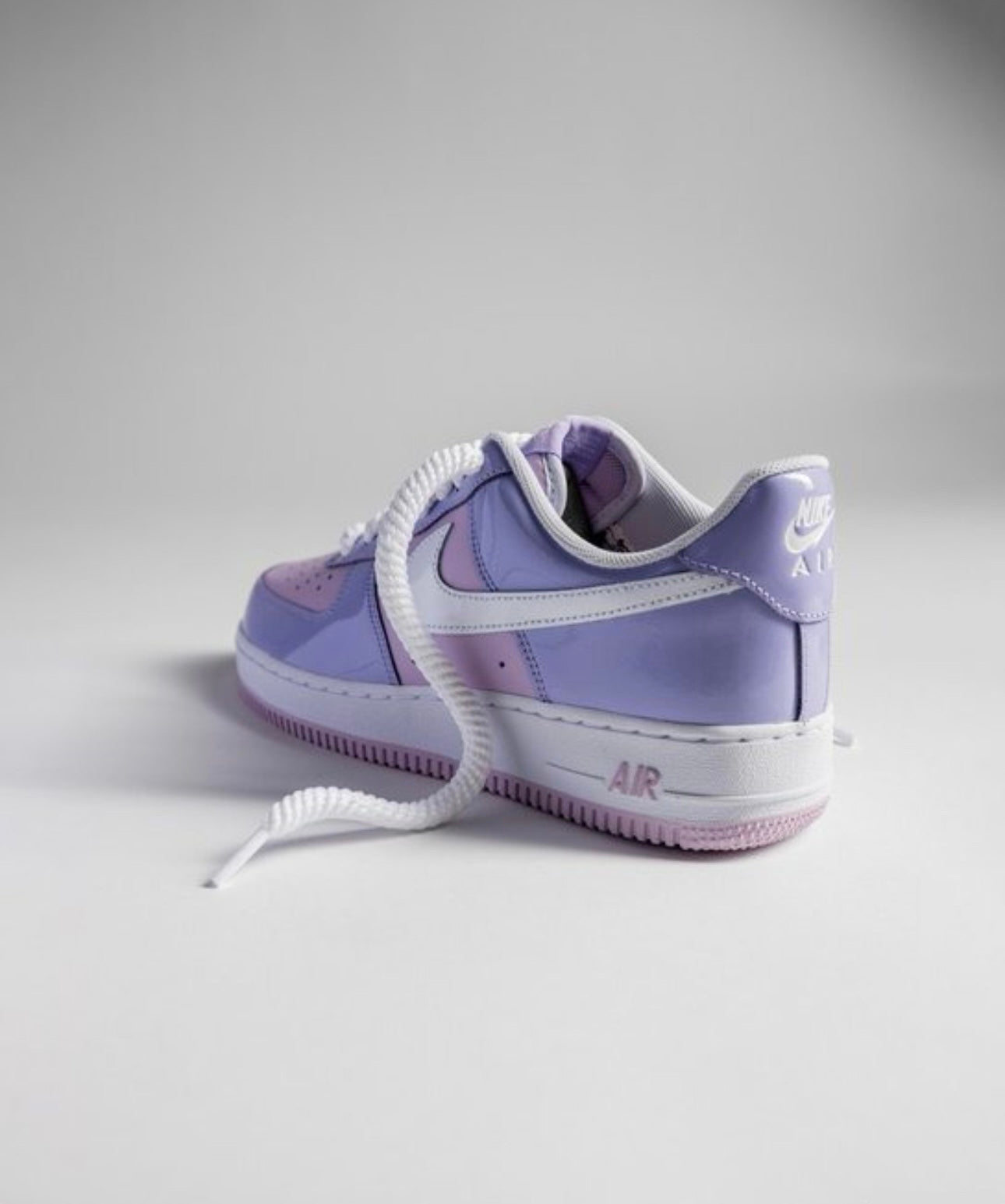 NIKE AIR FORCE 1 PURPLE MENS BASKETBALL SHOES
