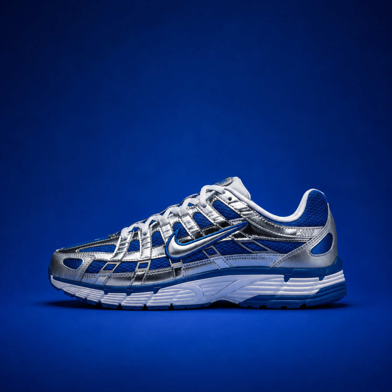 Nike P-6000 Court Blue Metallic Silver