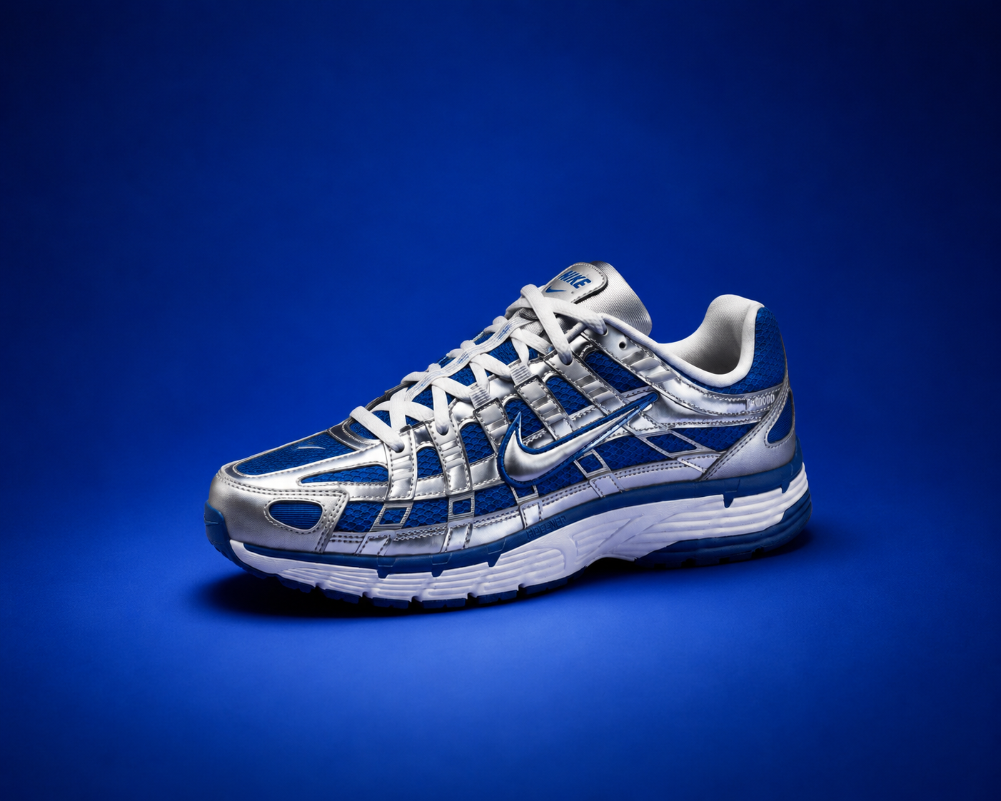 Nike P-6000 Court Blue Metallic Silver