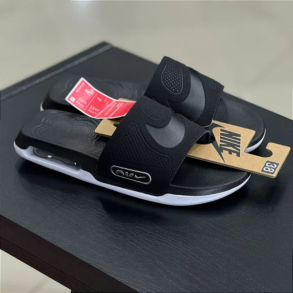 Nike Air Max Cirro "Black/Metallic Silver/White" Men's Slide
