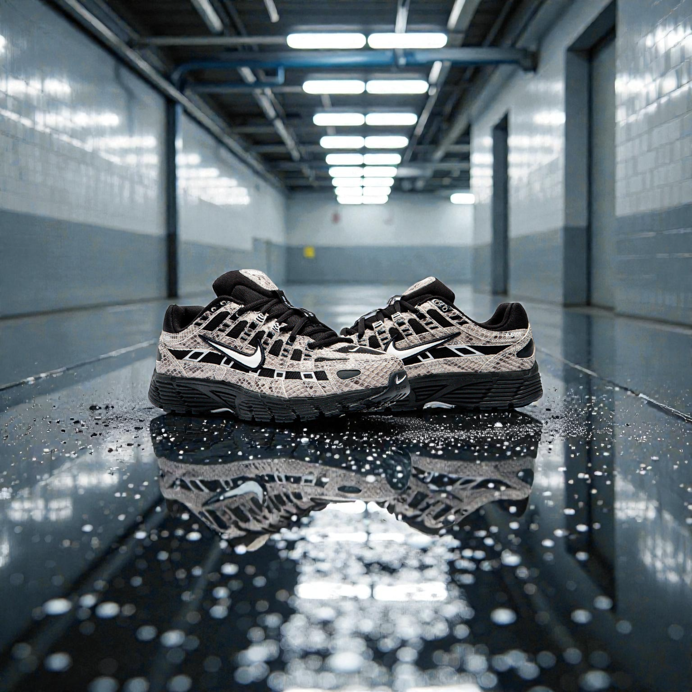 NIKE P-6000 SE "SUMMIT WHITE/SUMMIT WHITE-BLACK-WHITE" WMN
