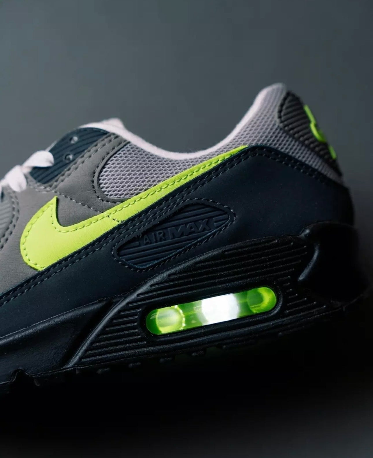 NIKE AIR MAX 90 ANTHRACITE/NEON YELLOW