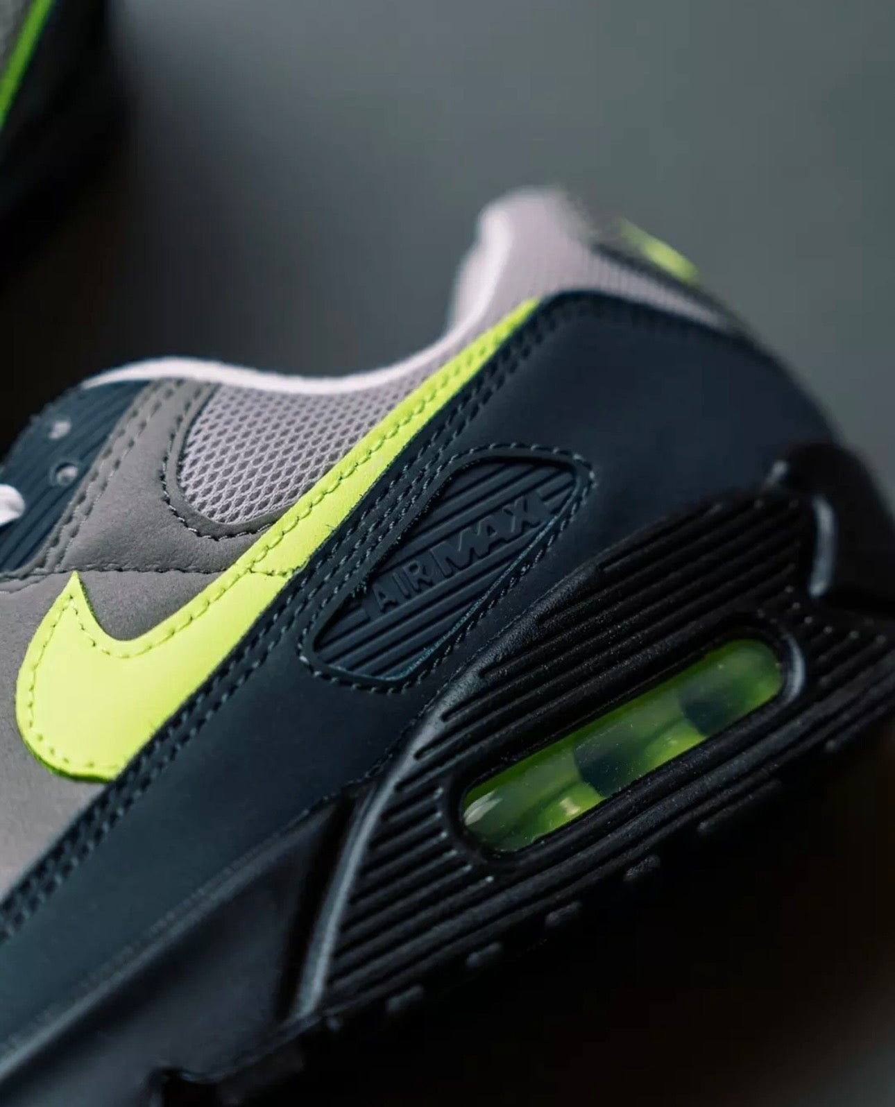 NIKE AIR MAX 90 ANTHRACITE/NEON YELLOW
