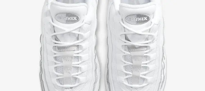 NIKE AIR MAX 95 ESSENTIAL TRIPLE WHITE