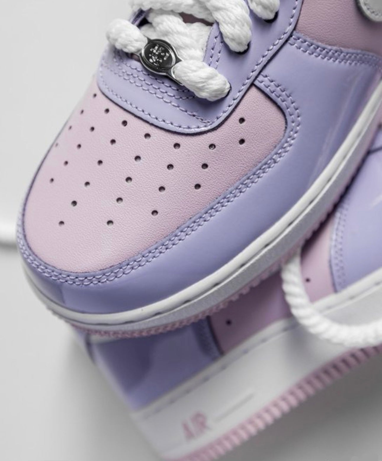 NIKE AIR FORCE 1 PURPLE MENS BASKETBALL SHOES