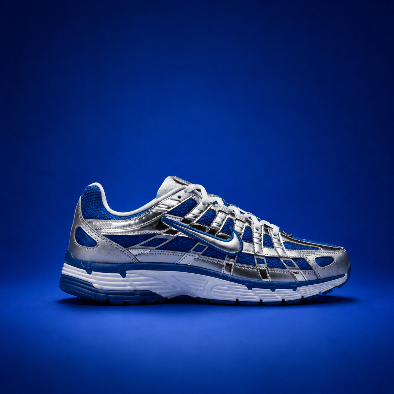 Nike P-6000 Court Blue Metallic Silver