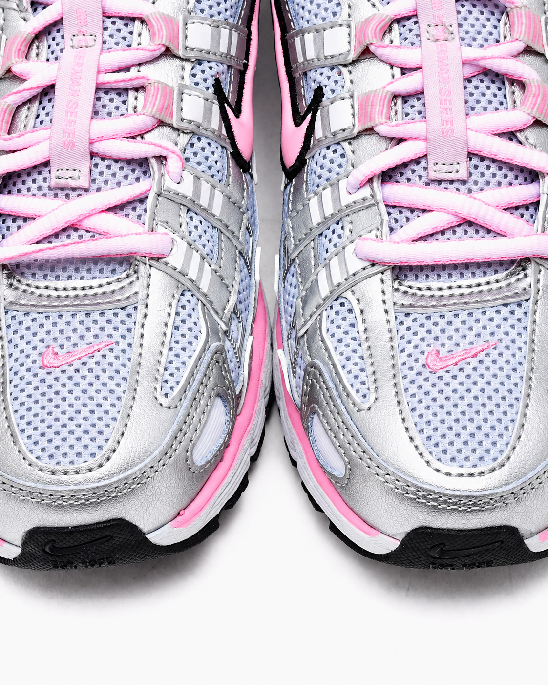 NIKE P-6000 "PURE PLATINUM/PINK RISE-METALLIC SILVER" WOMEN