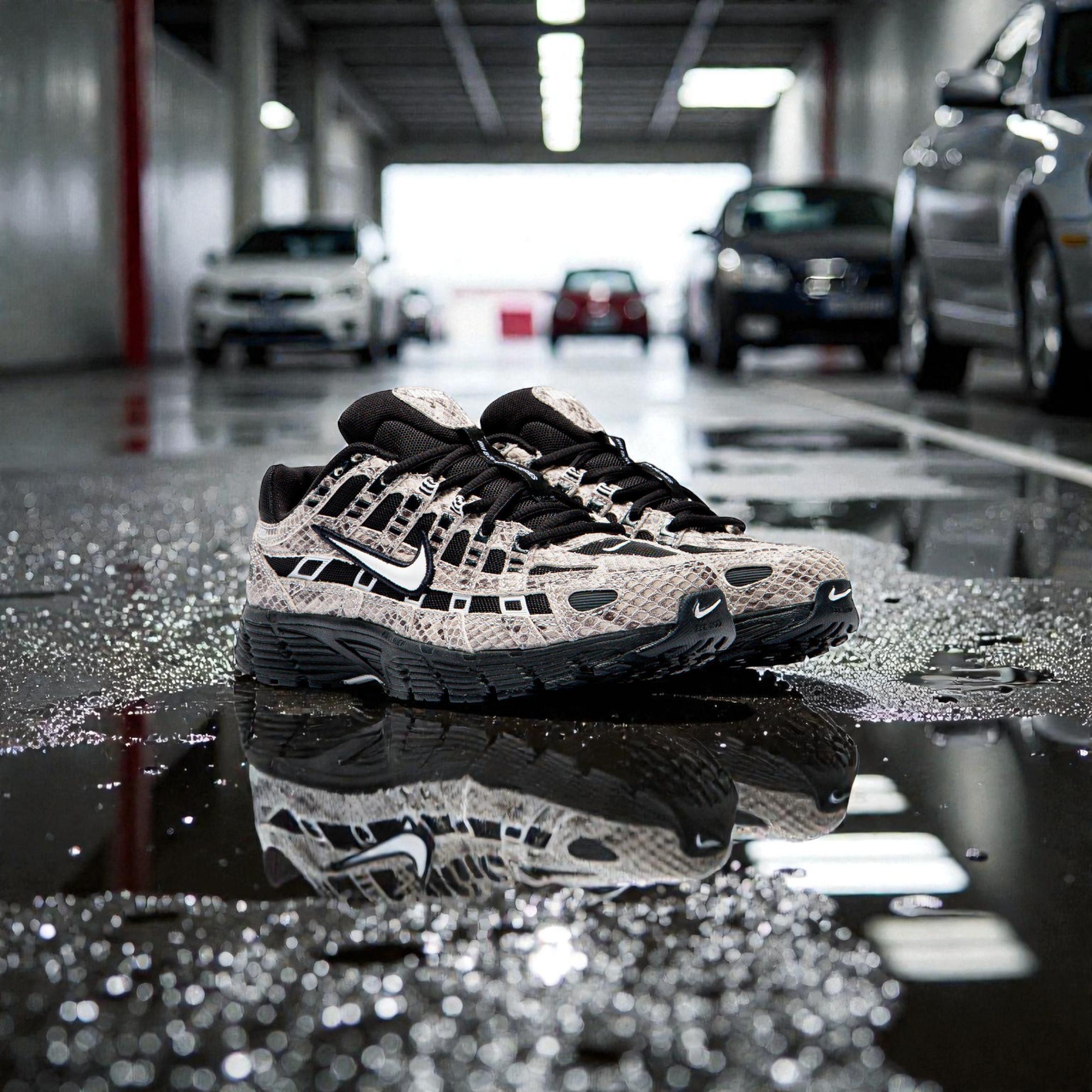 NIKE P-6000 SE "SUMMIT WHITE/SUMMIT WHITE-BLACK-WHITE" WMN