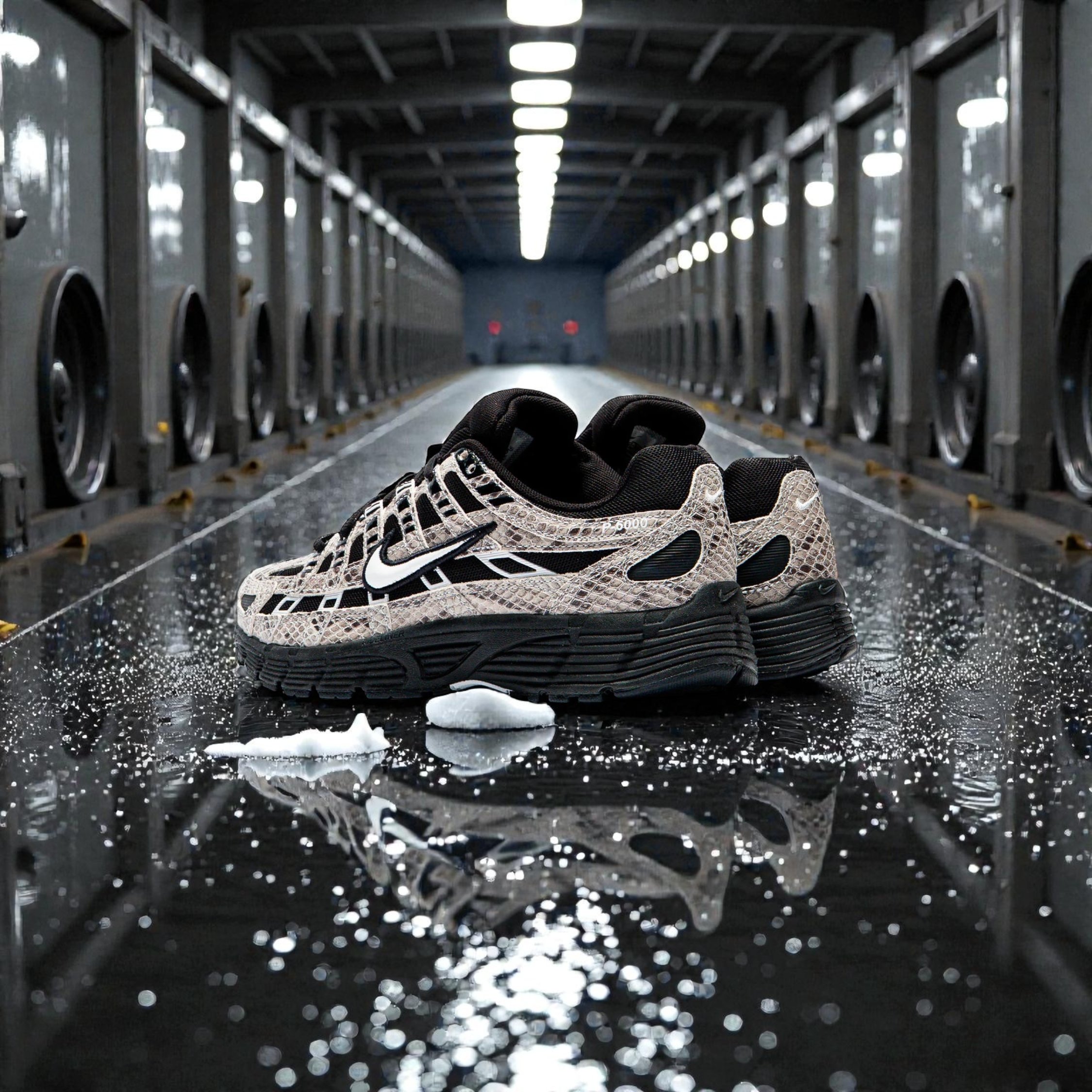 NIKE P-6000 SE "SUMMIT WHITE/SUMMIT WHITE-BLACK-WHITE" WMN
