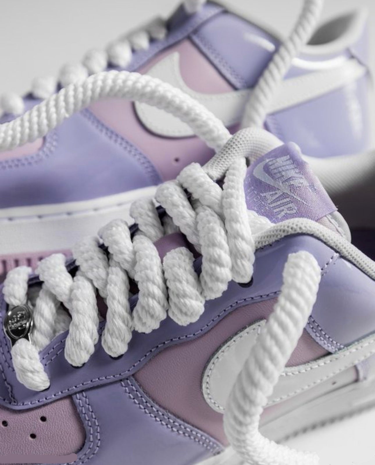 NIKE AIR FORCE 1 PURPLE MENS BASKETBALL SHOES