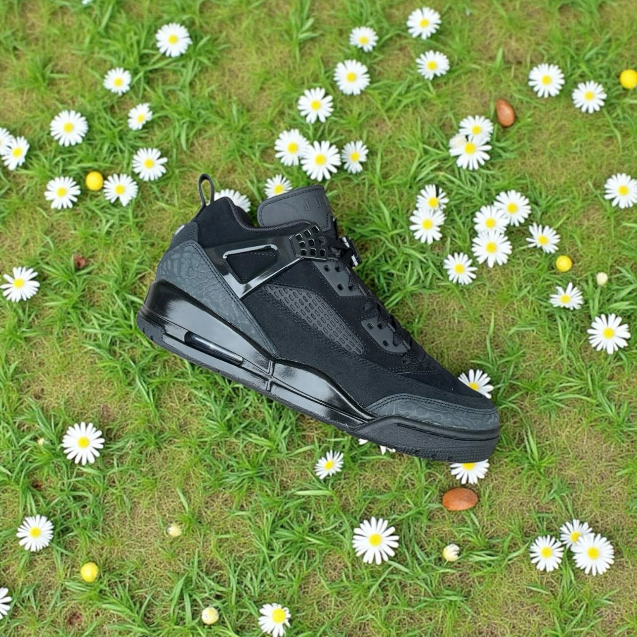 JORDAN SPIZIKE LOW BLACK CAT GS