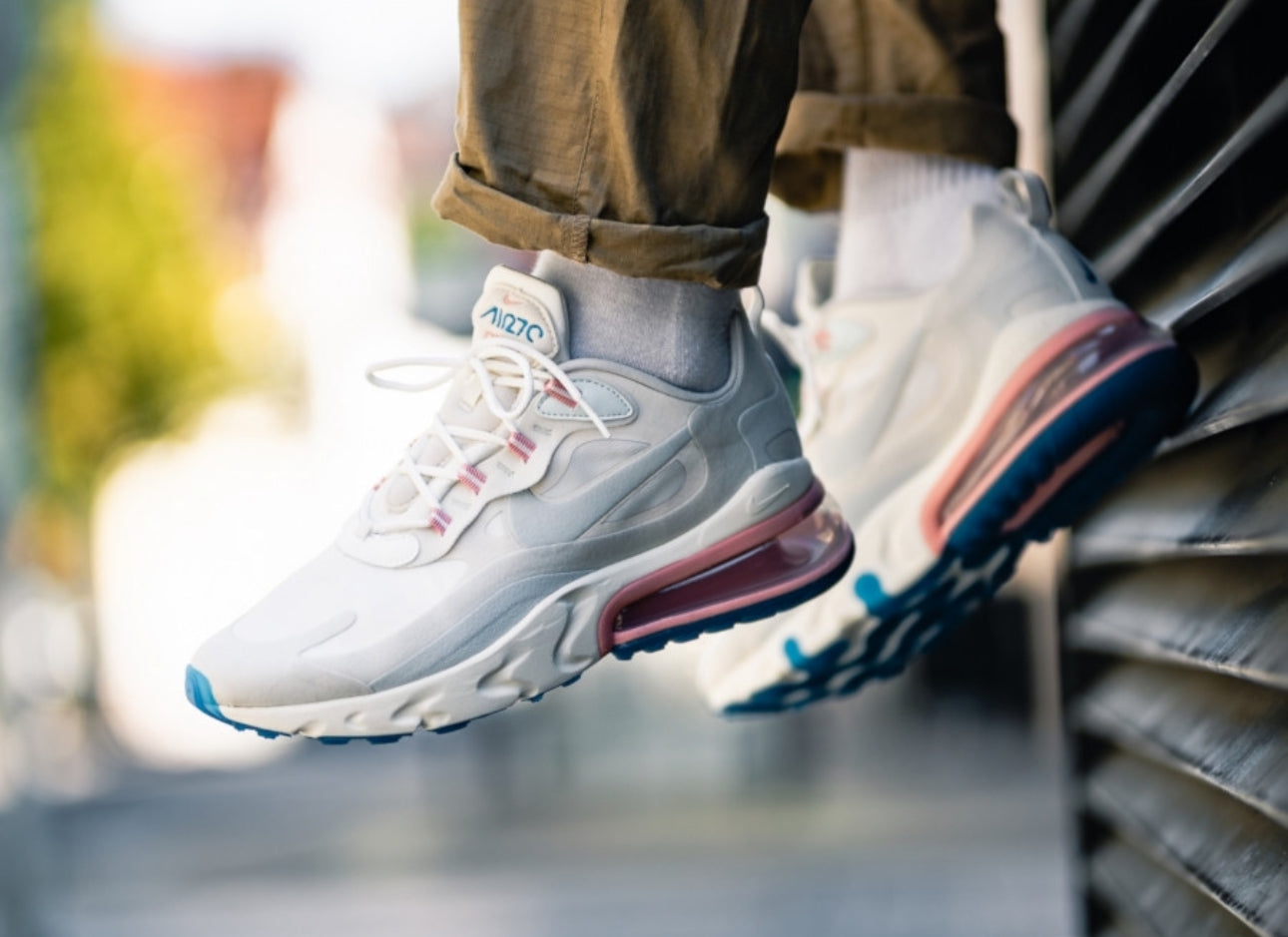 Nike Air Max 270 React American Modern Summit White