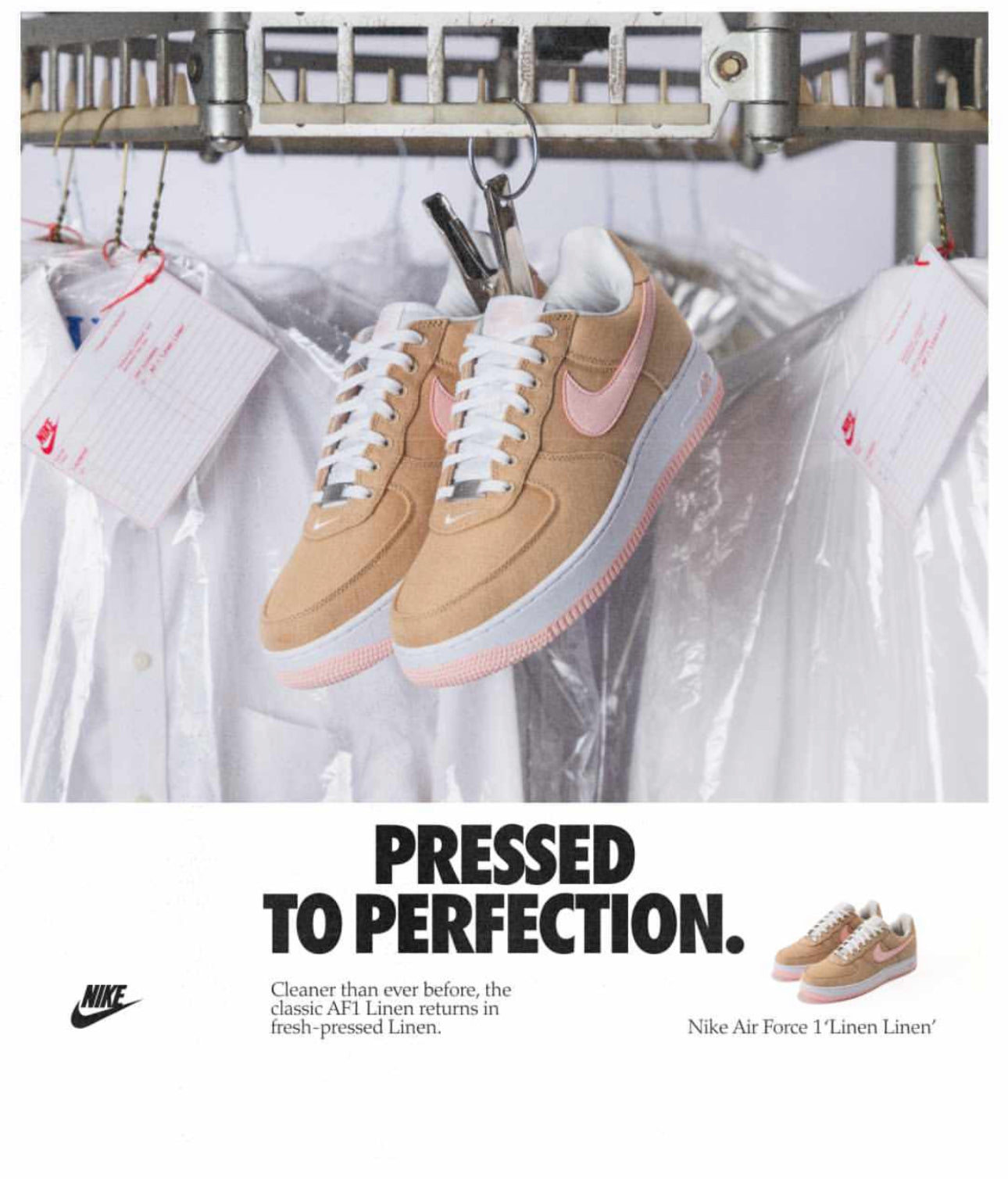 NIKE AIR FORCE 1 LINEN QS