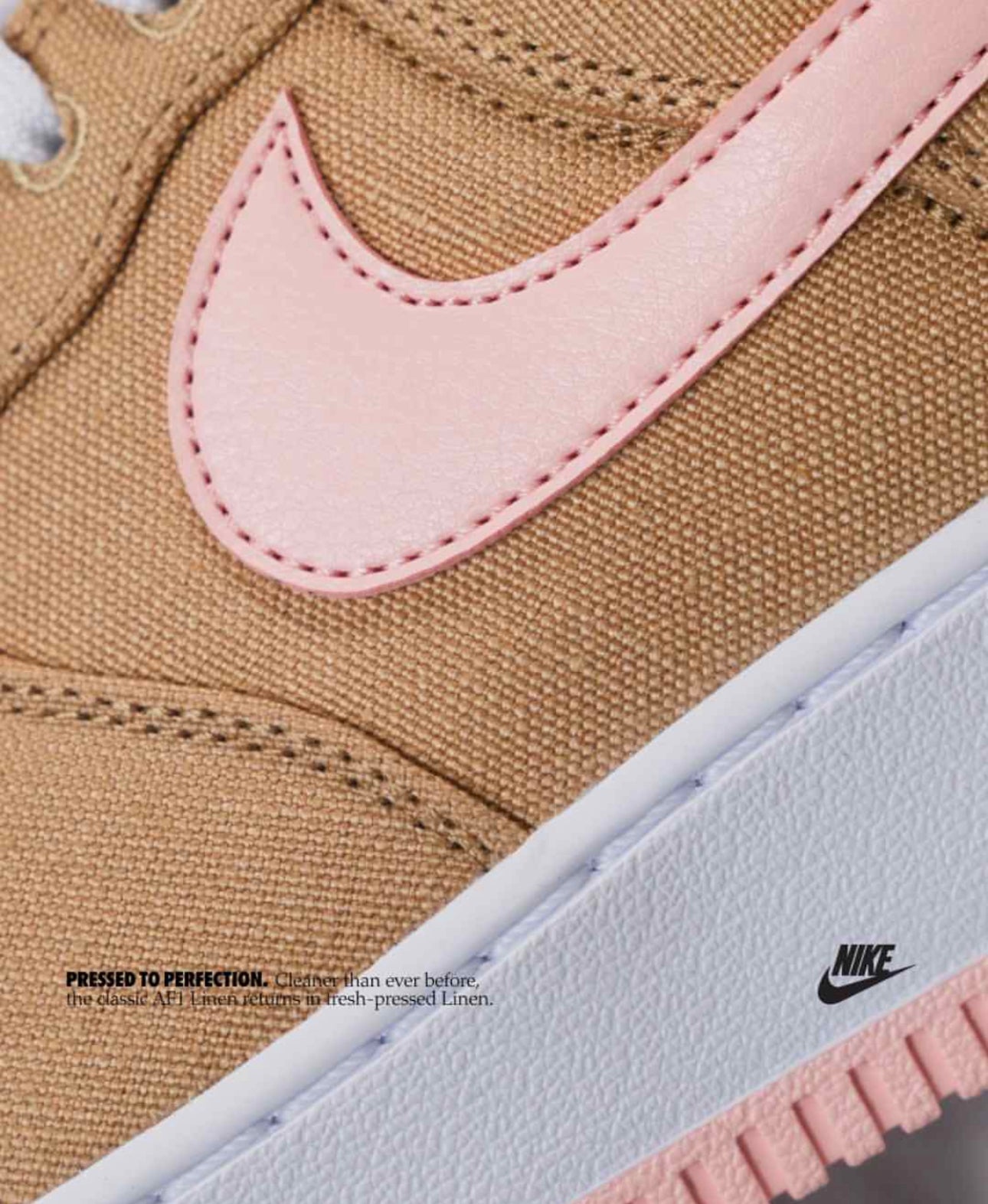NIKE AIR FORCE 1 LINEN QS