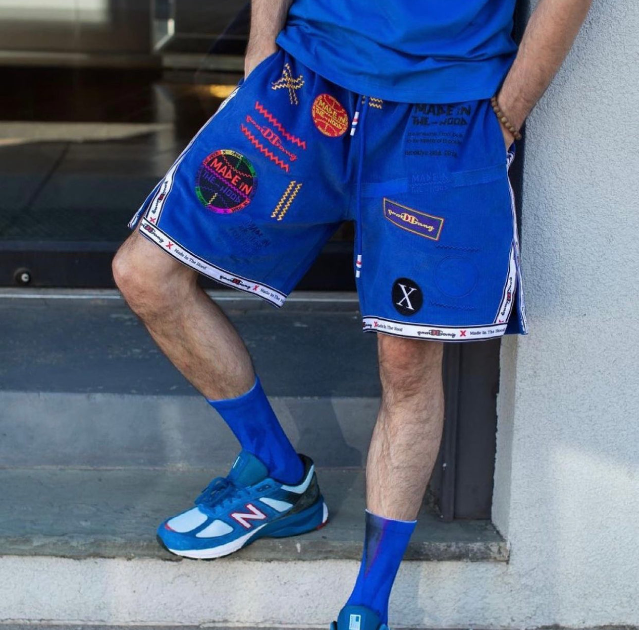 GANG GANG PATCHES 2.0 BBALL CORDUROY SHORTS