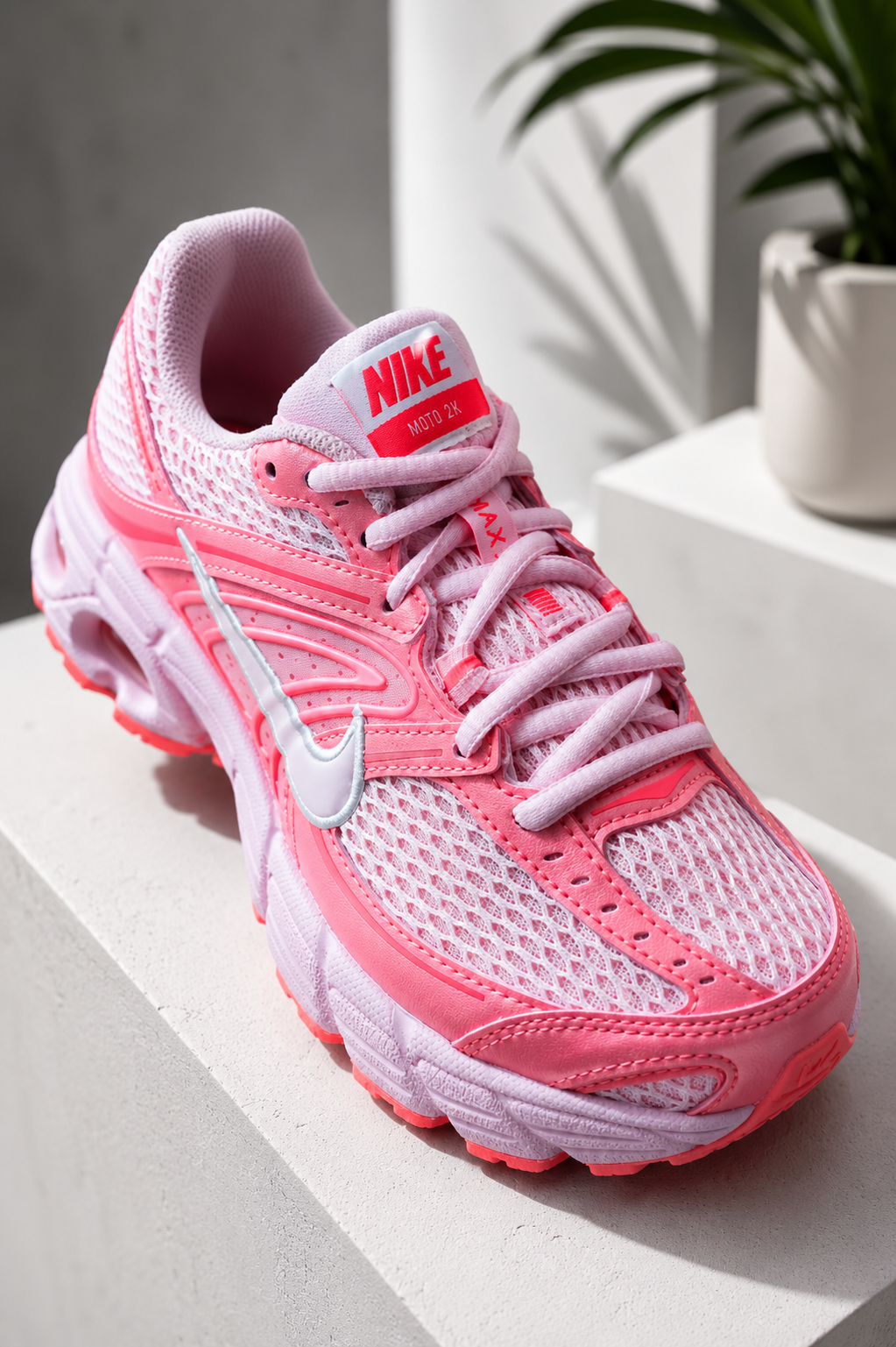 NIKE AIR MAX MOTO 2K (GS) "PINK BLOOM/PINK BLOOM-LAVA GLOW-HOT LAVA"