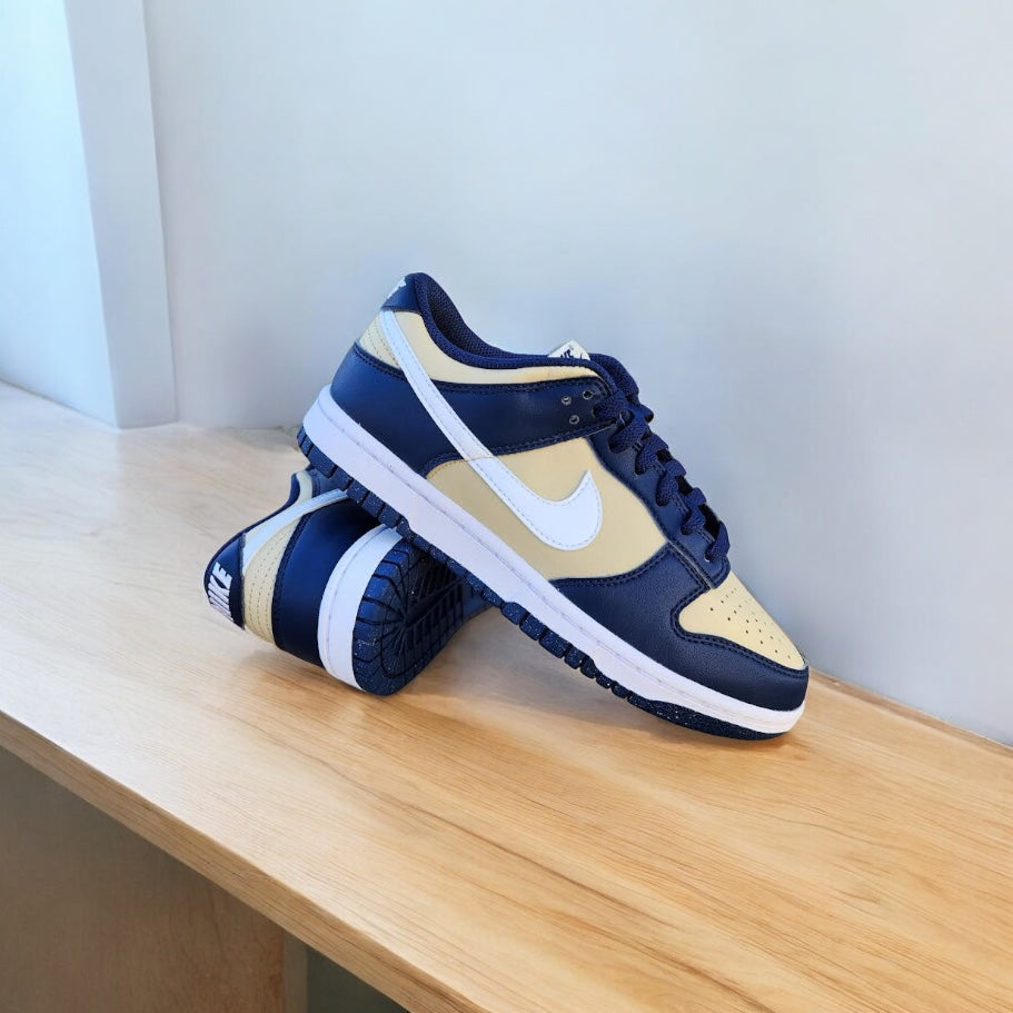 Nike Dunk Low Next Nature Midnight Navy Gold (Femme)