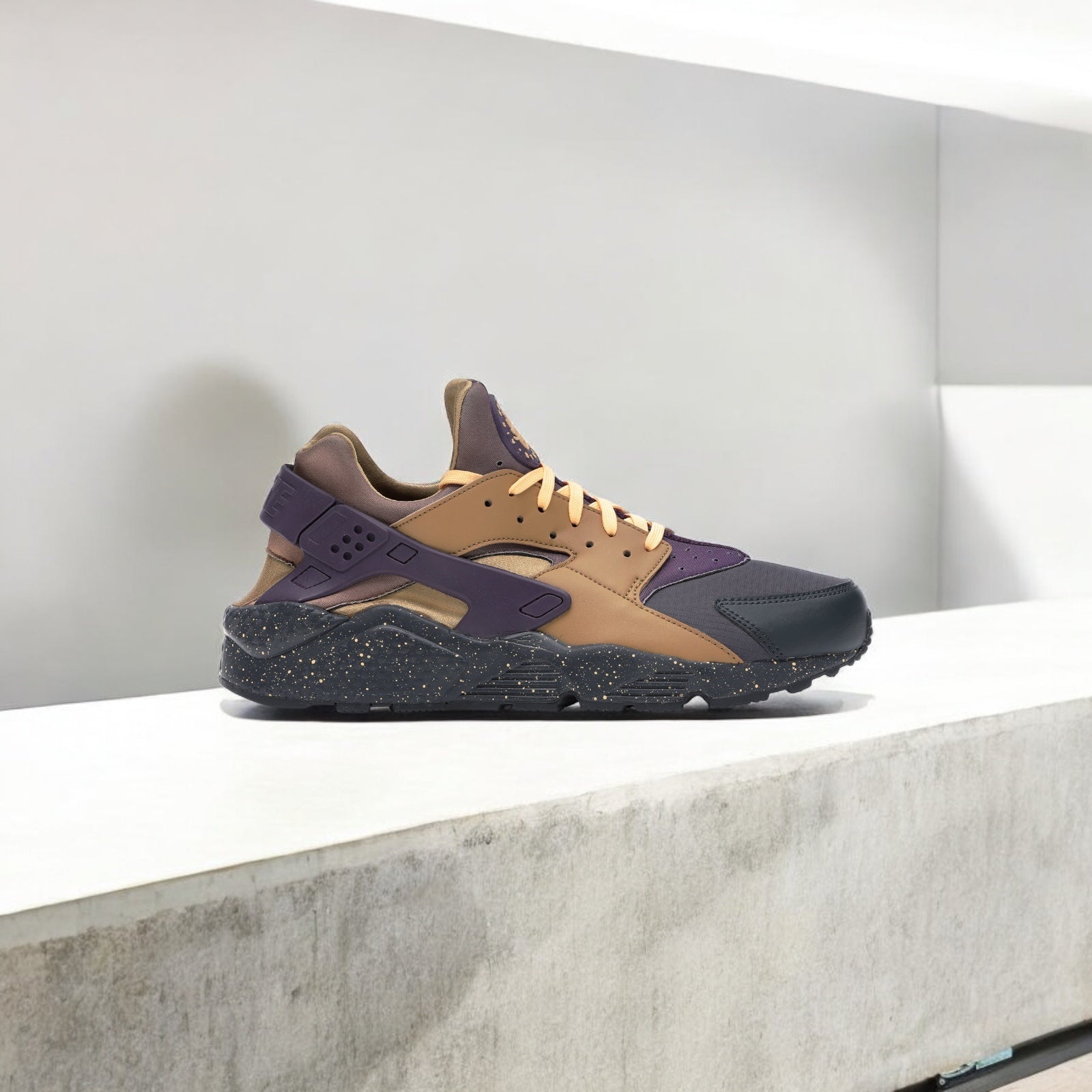 Nike Air Huarache Run Pro Violet Élémentaire Or