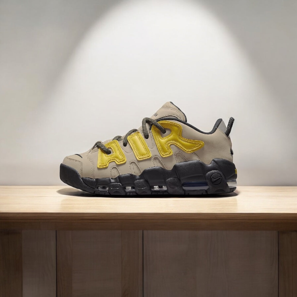 Nike Air More Uptempo Low AMBUSH Vivid Sulfur Limestone