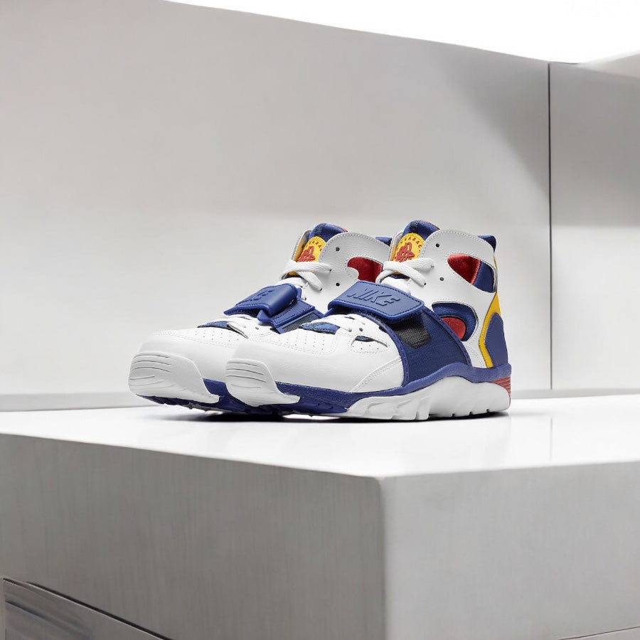 Nike Air Trainer Huarache White Regency Purple Amarillo