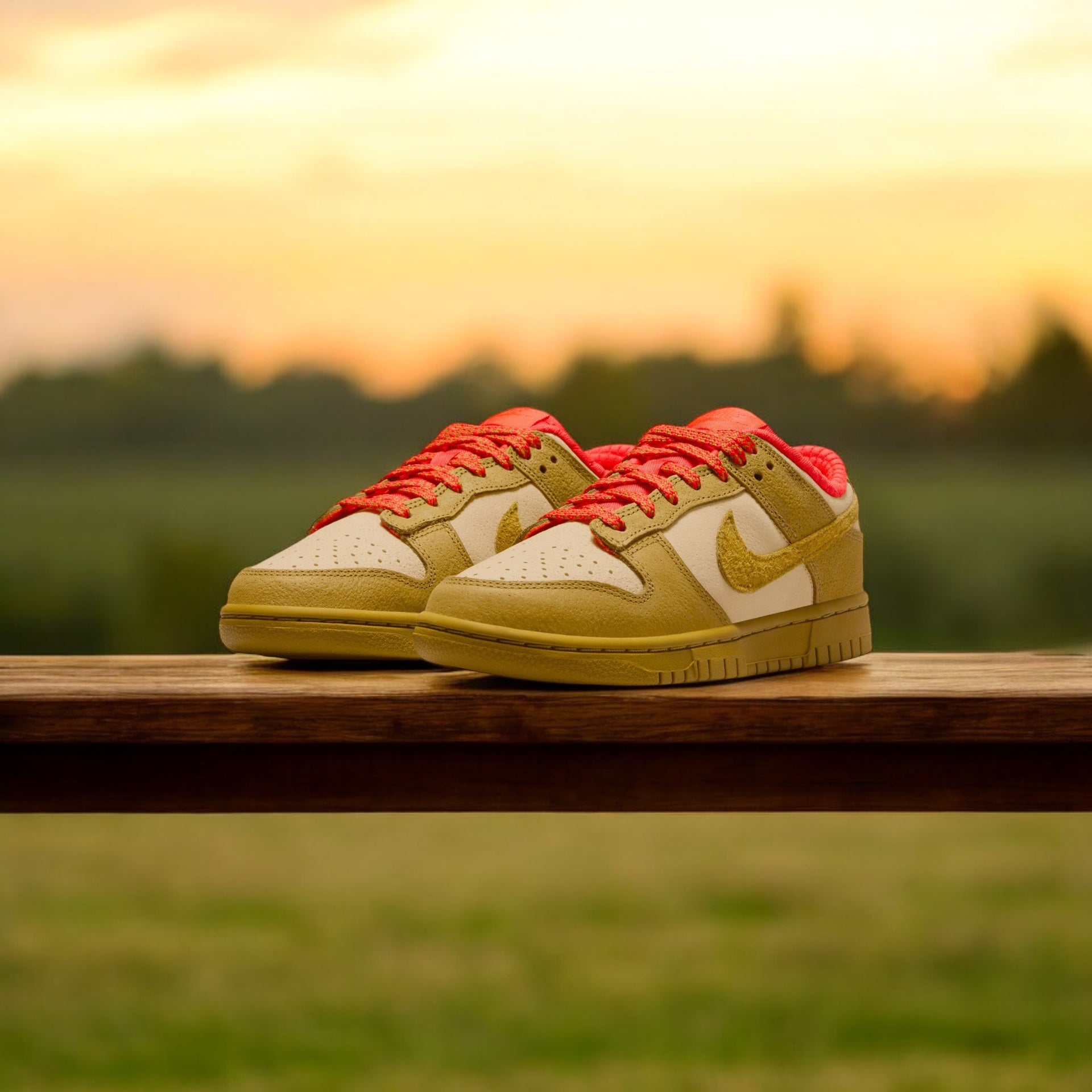 NIKE DUNK LOW FEMME BRONZINE SÉSAME