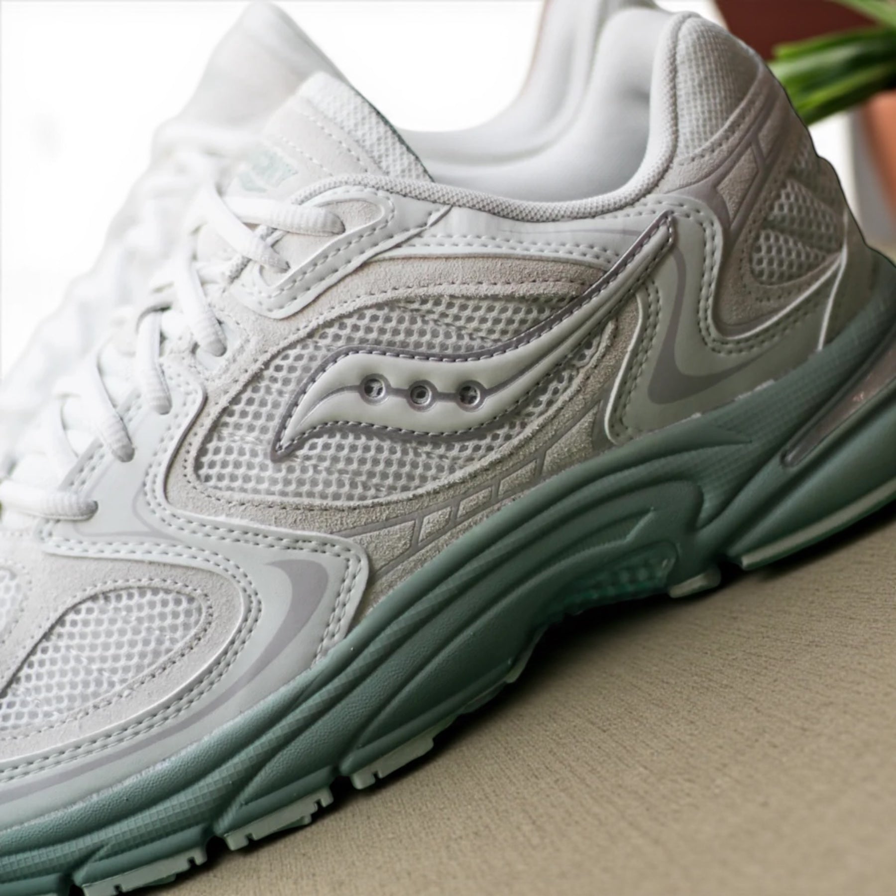 SAUCONY GRID JAZZ 9 "ARCTIC/AQUA"