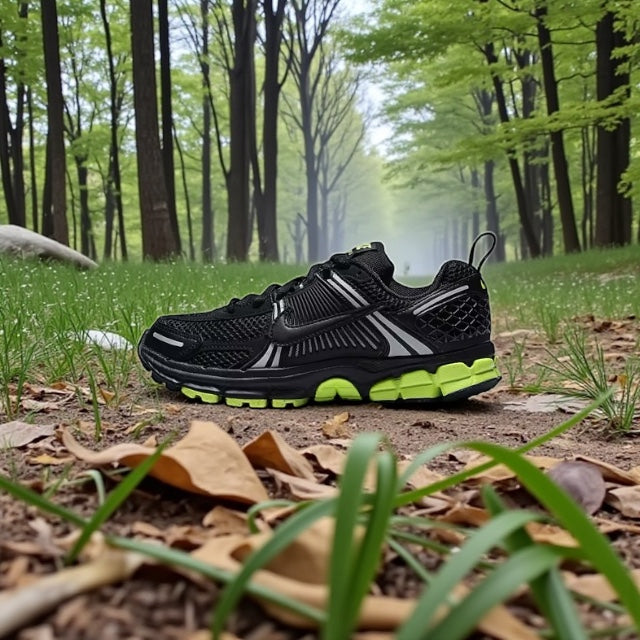 NIKE VOMERO 5 (GS) "BLACK/VOLT-BLACK-BLACK"