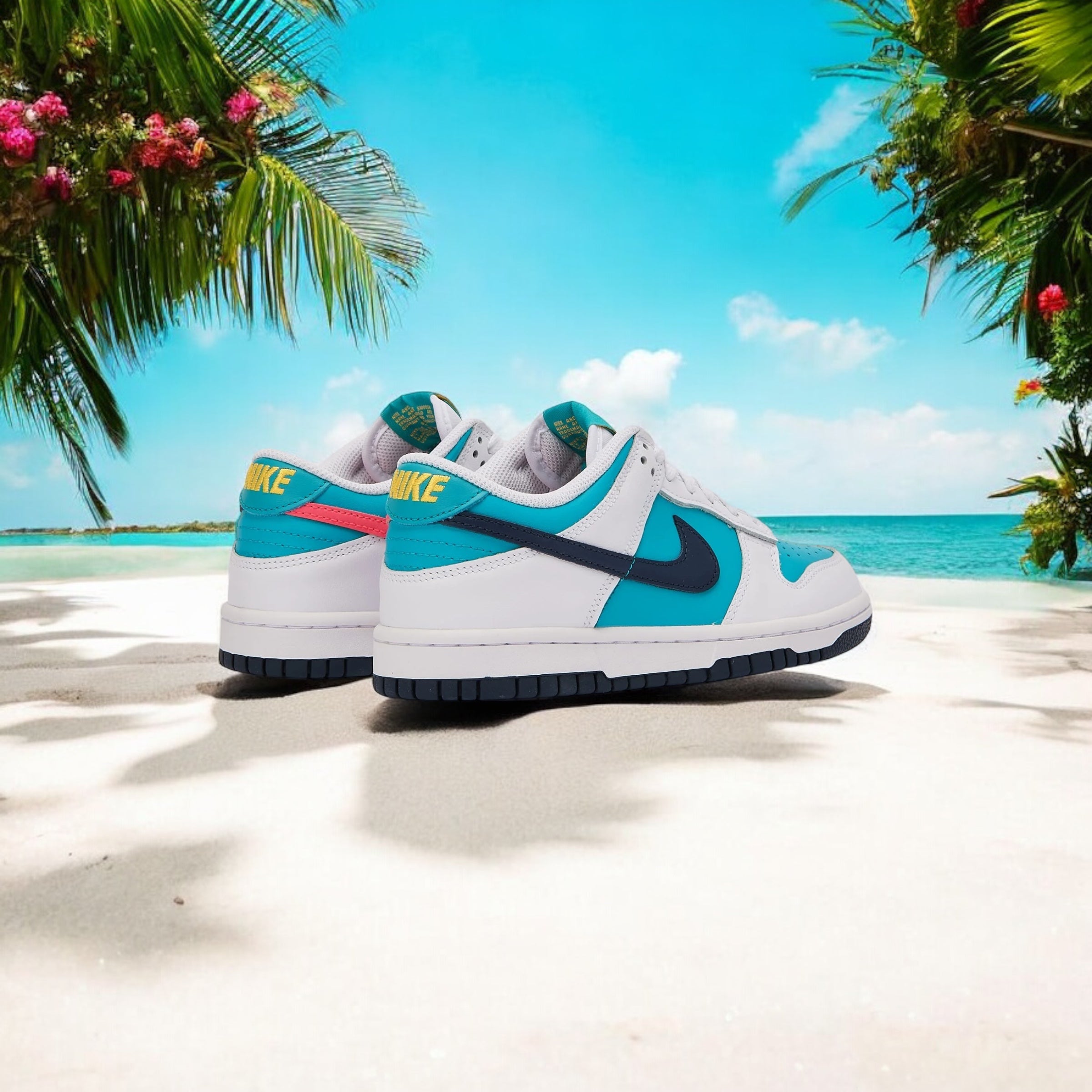 Nike Dunk Low Dusty Cactus Bleu tonnerre (GS)