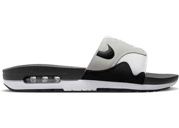 Claquette Nike Air Max 1 Blanc Noir